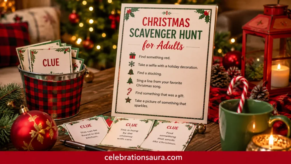 Christmas Scavenger Hunt for Adults