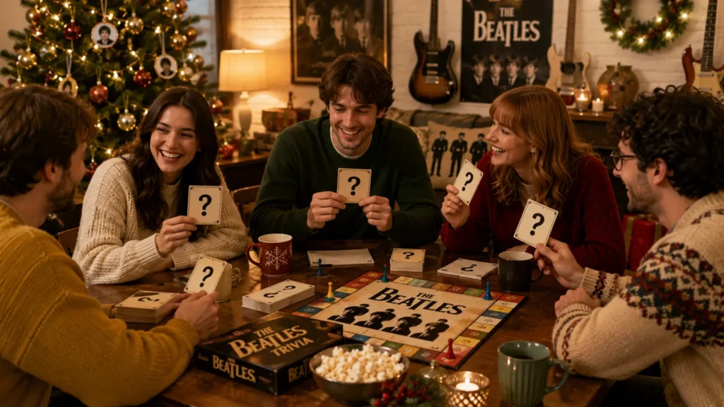 Trivia games encourage everyone to participate, regardless of age. Mix easy and challenging questions so both casual listeners and dedicated Beatles fans can enjoy themselves.