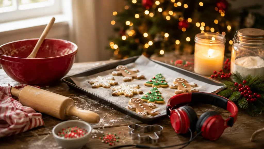 KLove Christmas Music While Baking Holiday Cookies