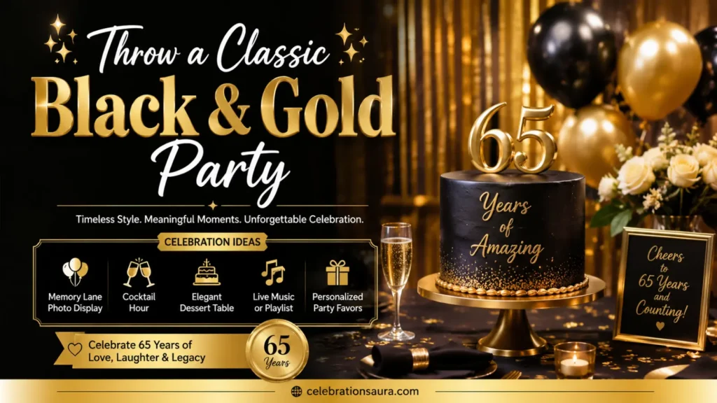 Throw a Classic Black-and-Gold Party