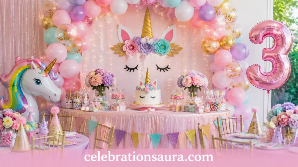 Unicorn Dream Party: 3rd Birthday Party Ideas Girl Will Love

