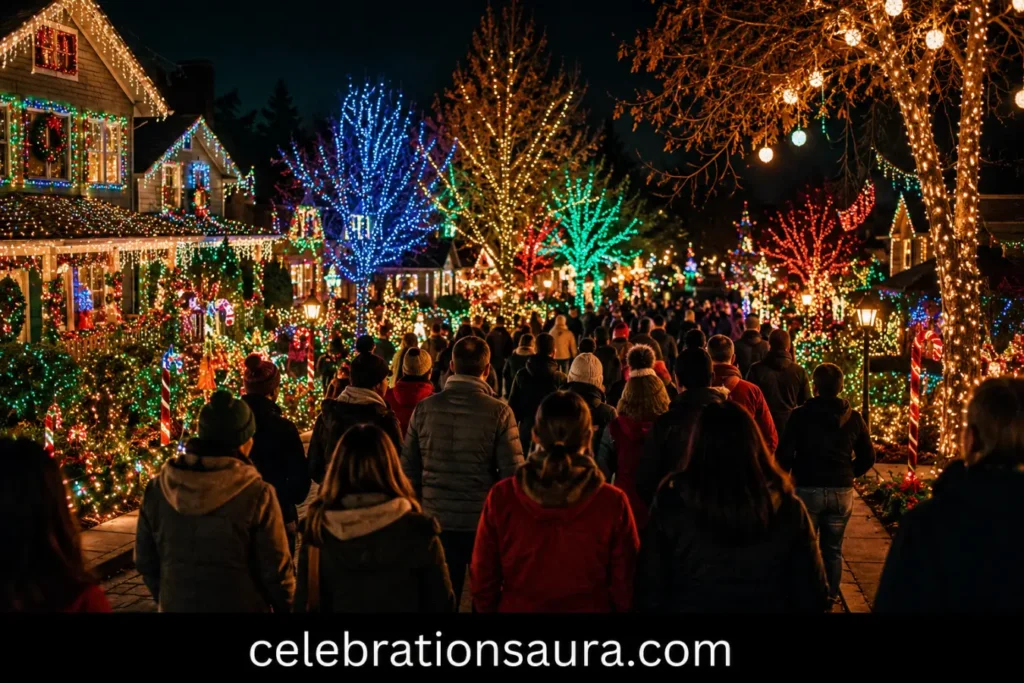 Best Christmas Light Displays for Large Groups 