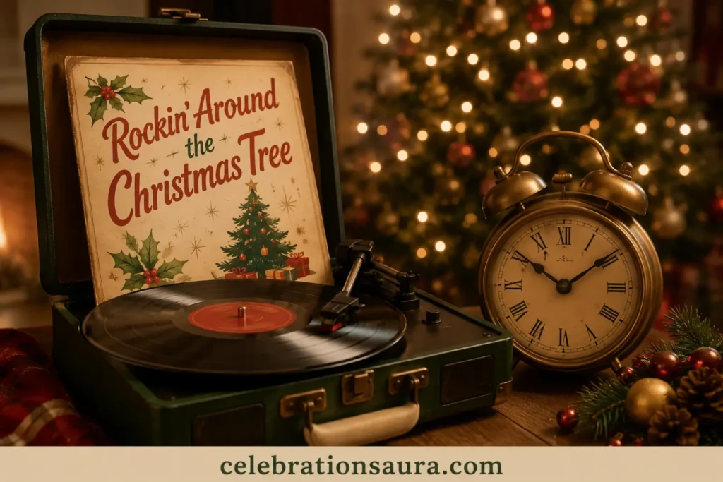 When Was Rocking Around the Christmas Tree Made and How Old Is It?