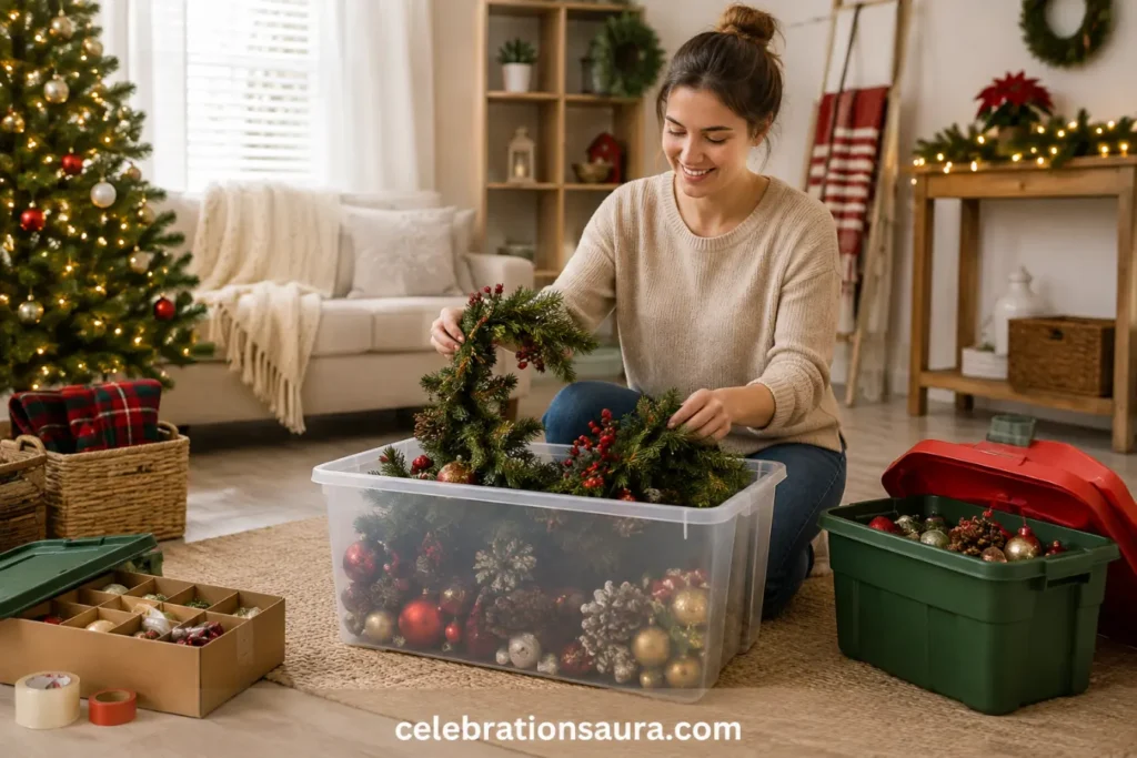 Budget and Time-Friendly Ways to Take Decorations Down 