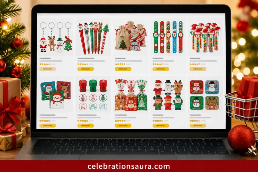 Christmas Party Favors on Amazon 