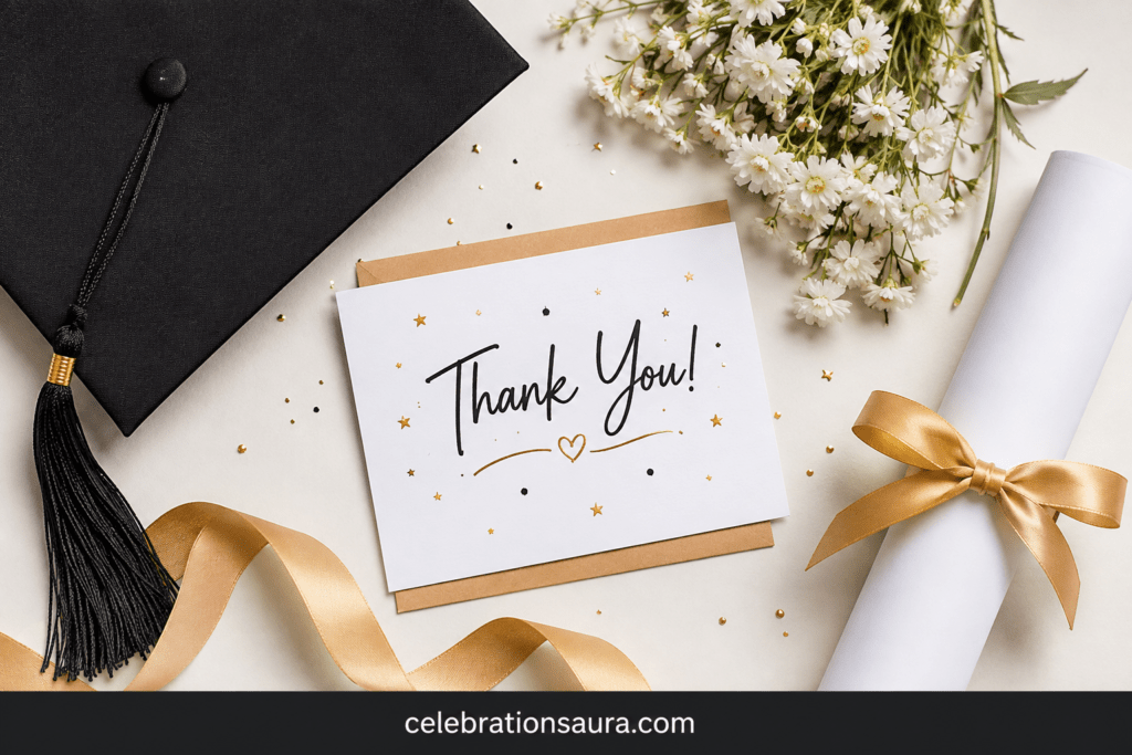 Graduation Thank You Message Examples by Recipient