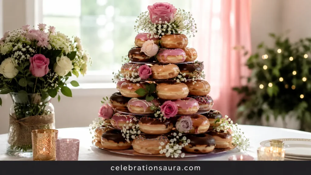 Donut Tower Centerpiece
