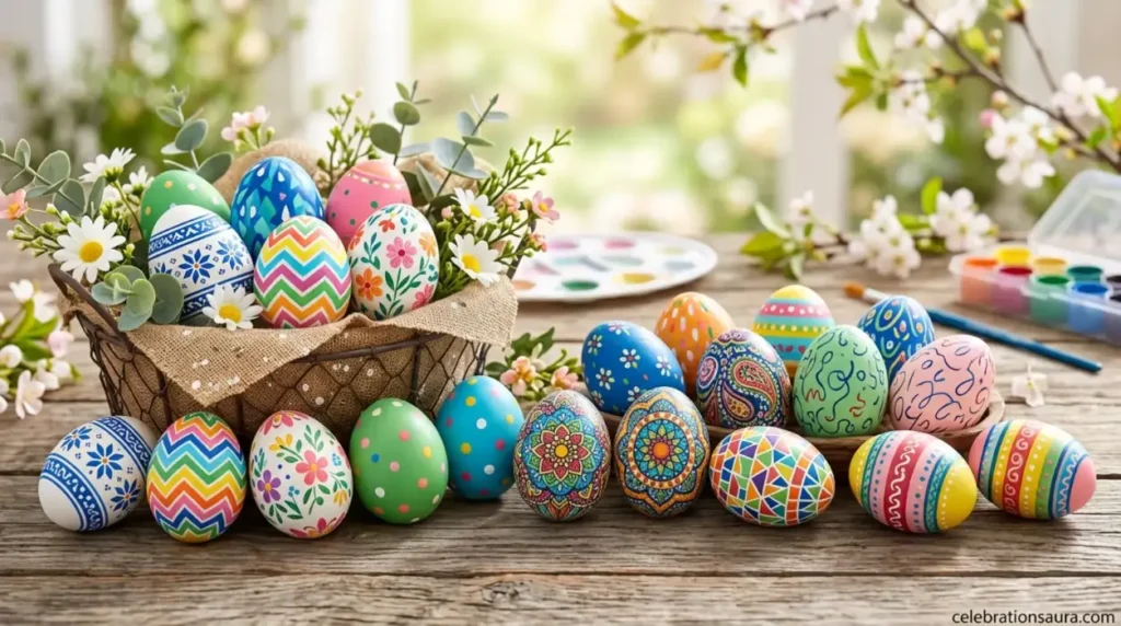 Create Painted Easter Egg Ideas With Patterns