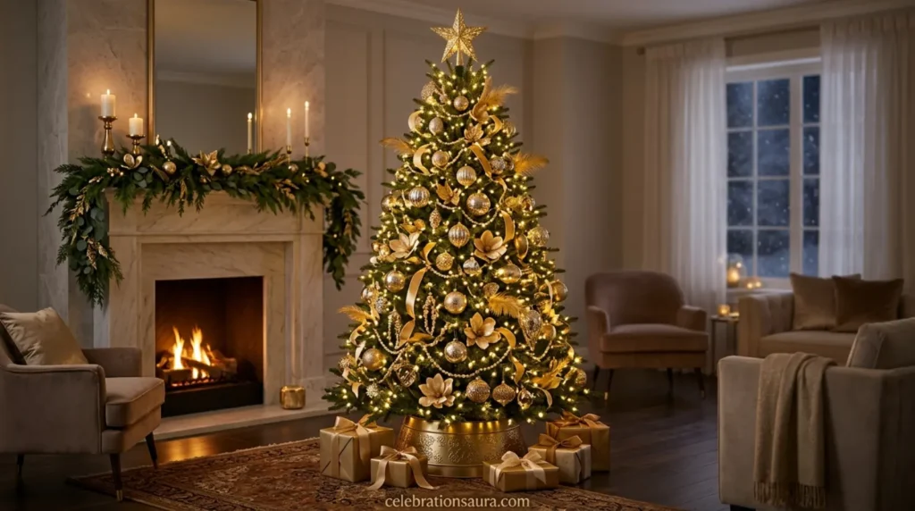  Create a Classy Elegant Christmas Tree With Gold