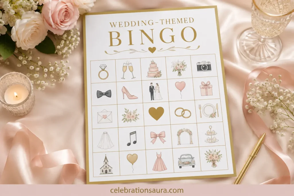 Wedding-Themed Bingo