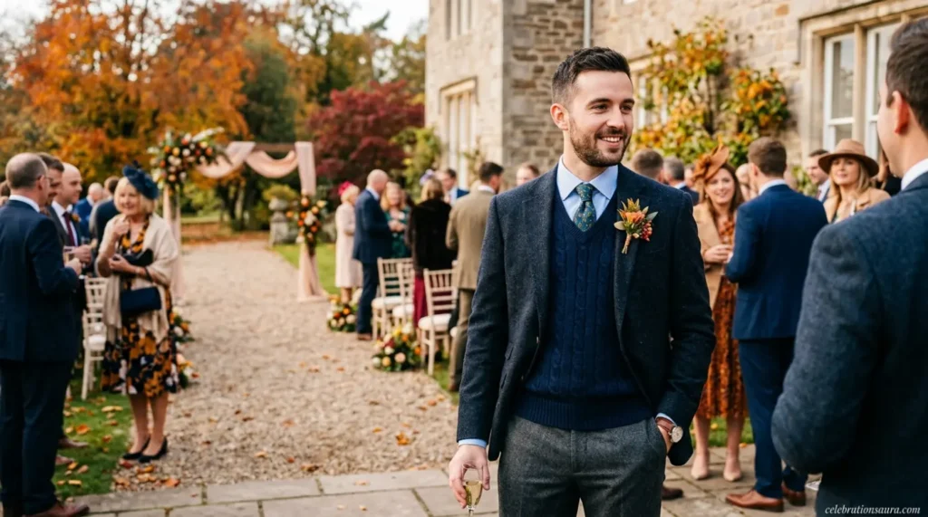 Sweater Vest for Cool-Weather Ceremonies
