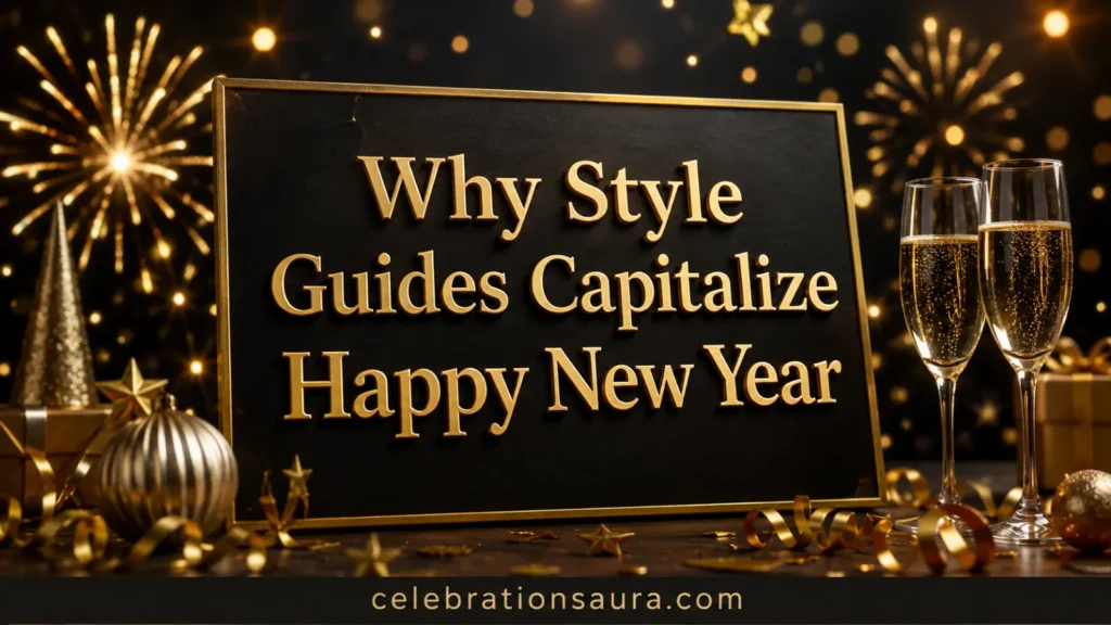 Why Style Guides Capitalize Happy New Year