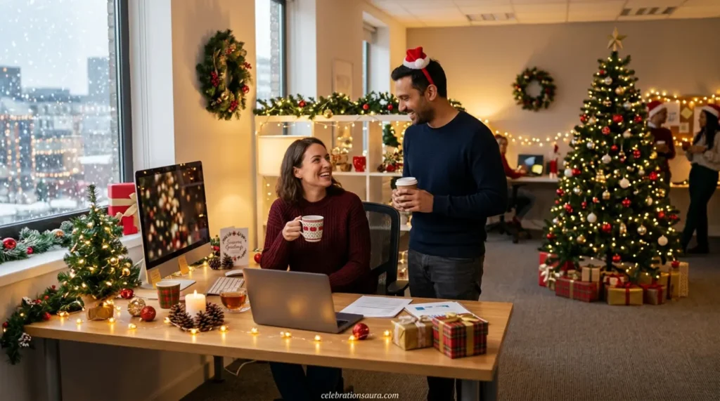 Merry Christmas Messages for a Coworker or Work Friend
