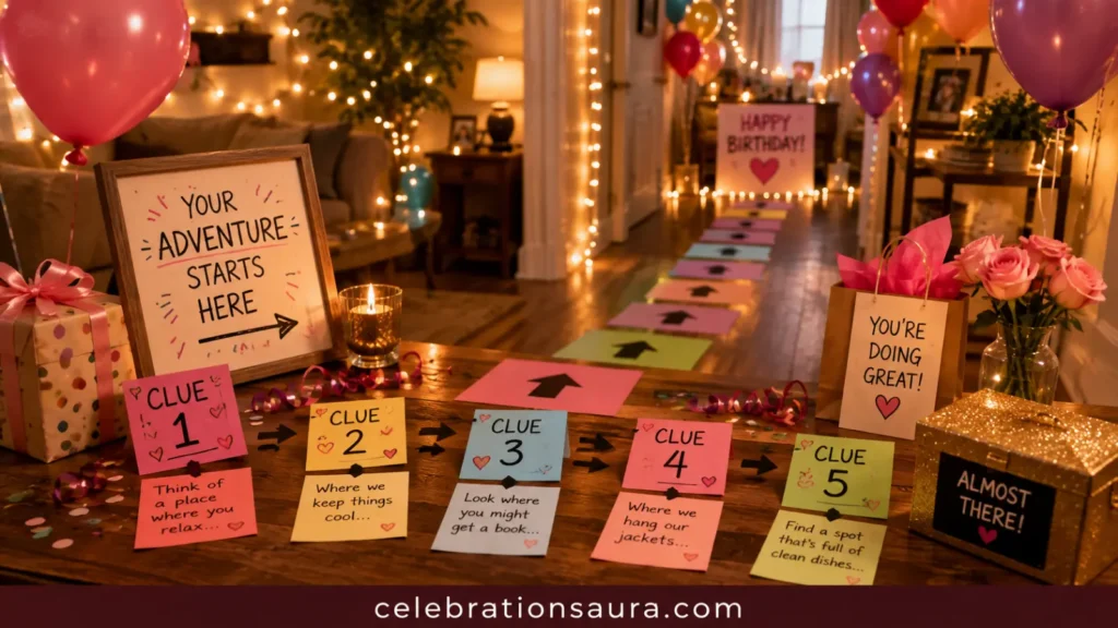 Create a Surprise Birthday Scavenger Hunt