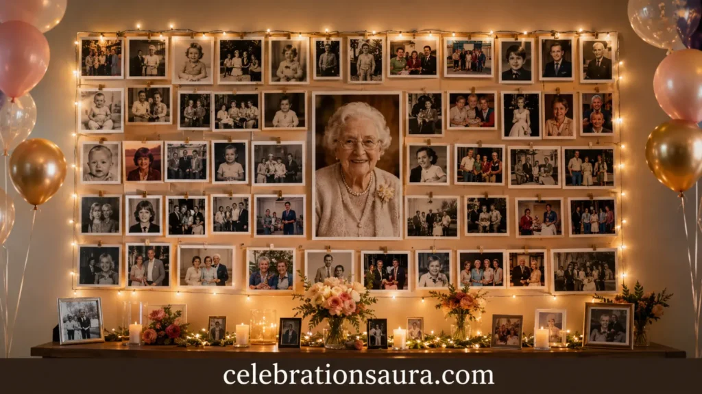  Create a 90-Year Photo Wall