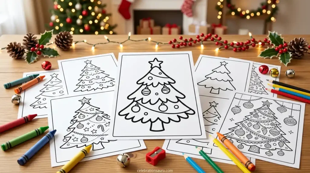 Easy Christmas Tree for Preschoolers