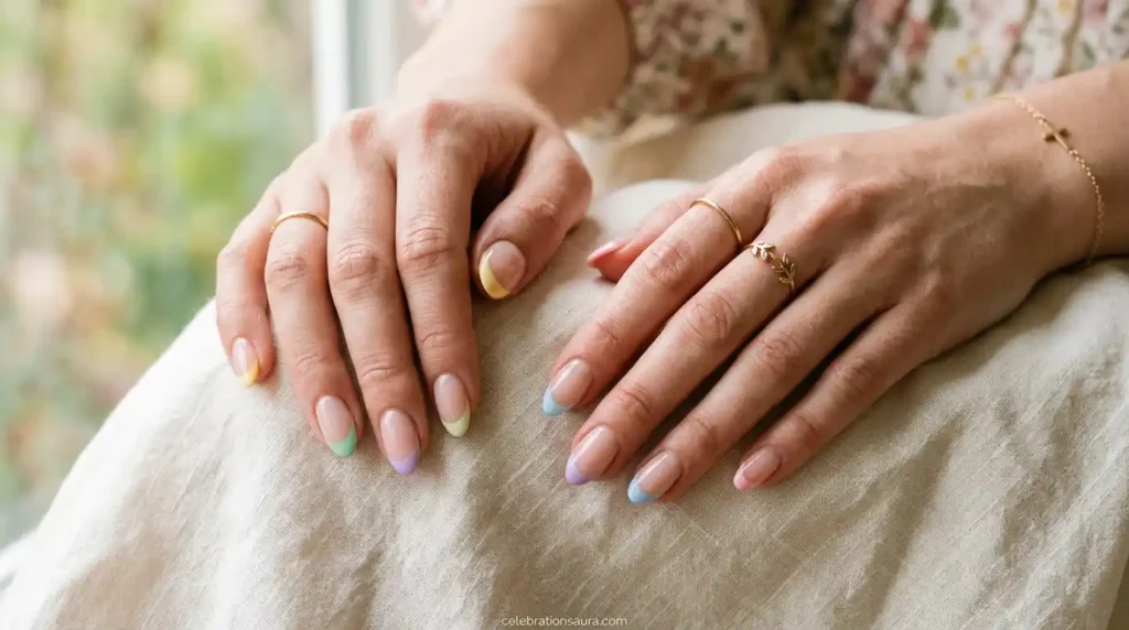 Pastel French Tips 