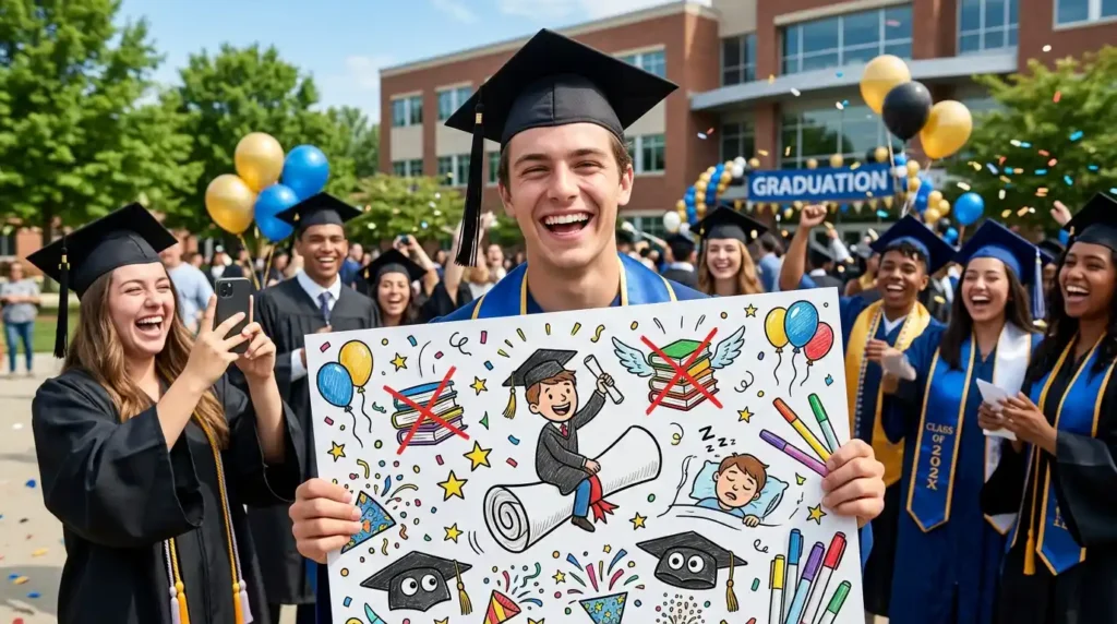 Build Funny Graduation Poster Ideas