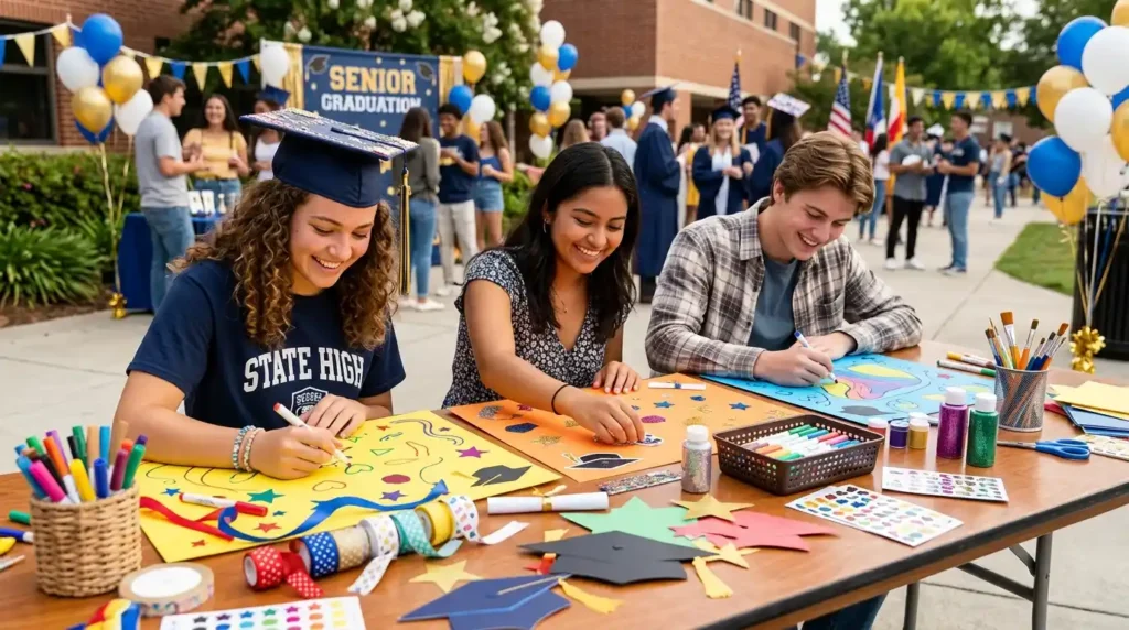 Design a DIY Graduation Poster Ideas Station