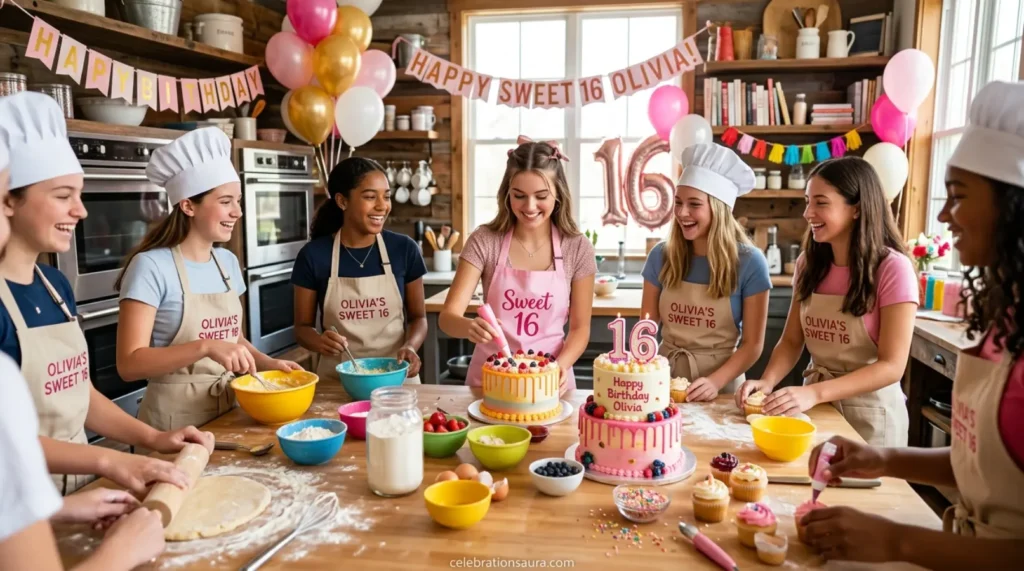 Create a Sweet 16 Cooking Party