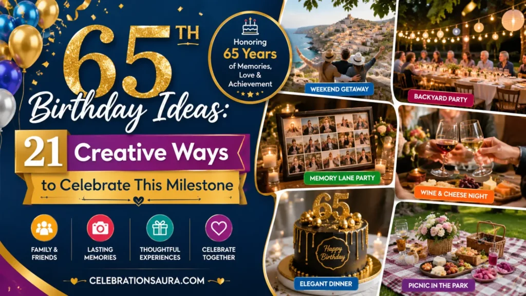 65th Birthday Ideas: 21 Creative Ways to Celebrate This Milestone