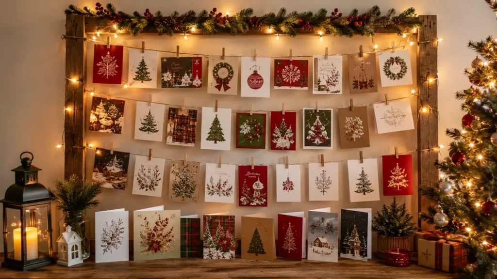 27+ Christmas Card Display Ideas So Good, People Will Ask Where You Got Them
