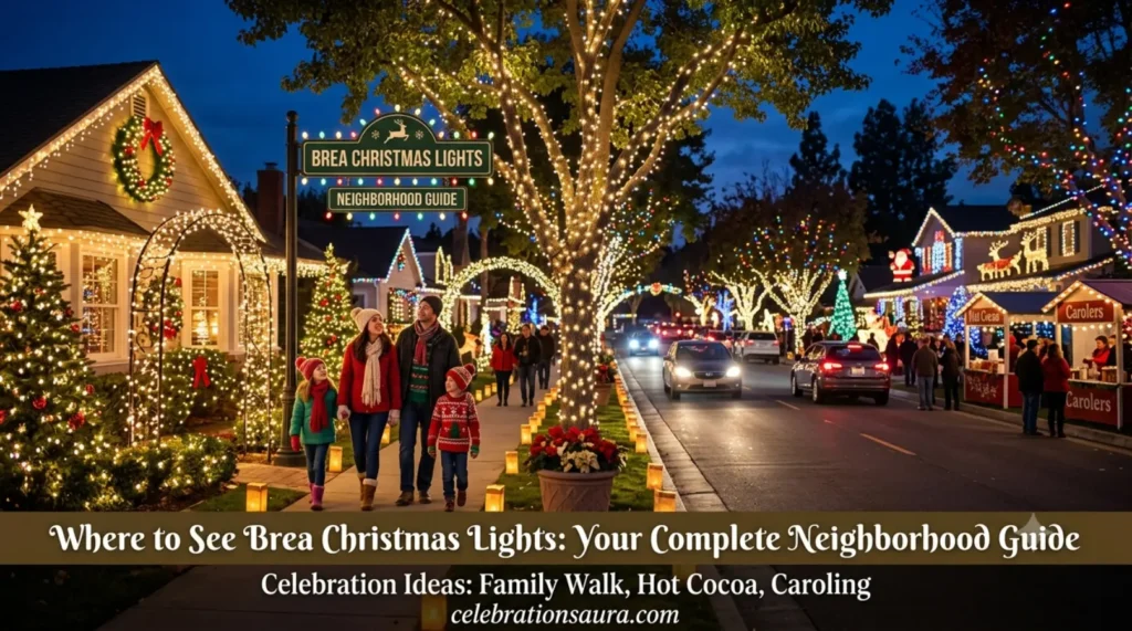 Brea Christmas Lights: Best Neighborhoods to Visit