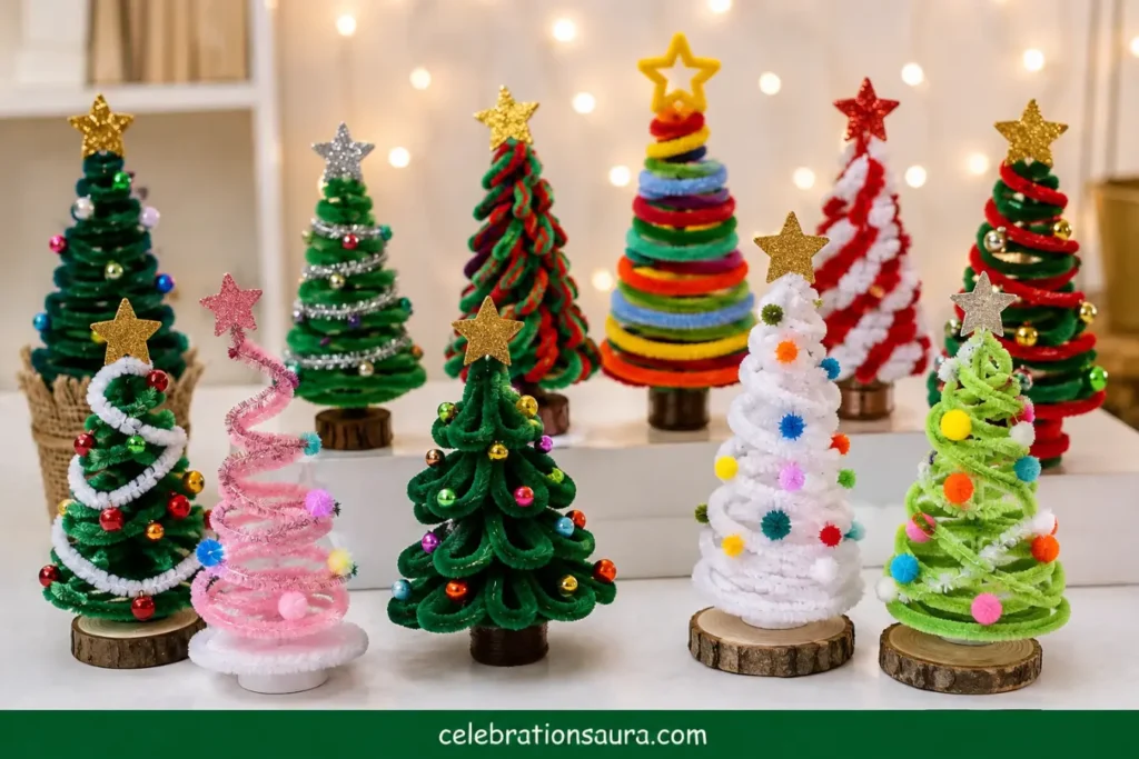 20+ Easy Pipe Cleaner Christmas Tree Ideas That Actually Look Good