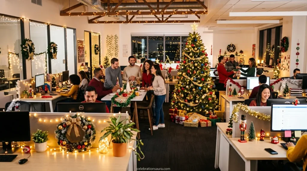 Office Christmas Decorations 20+ Ideas That Actually Boost Morale