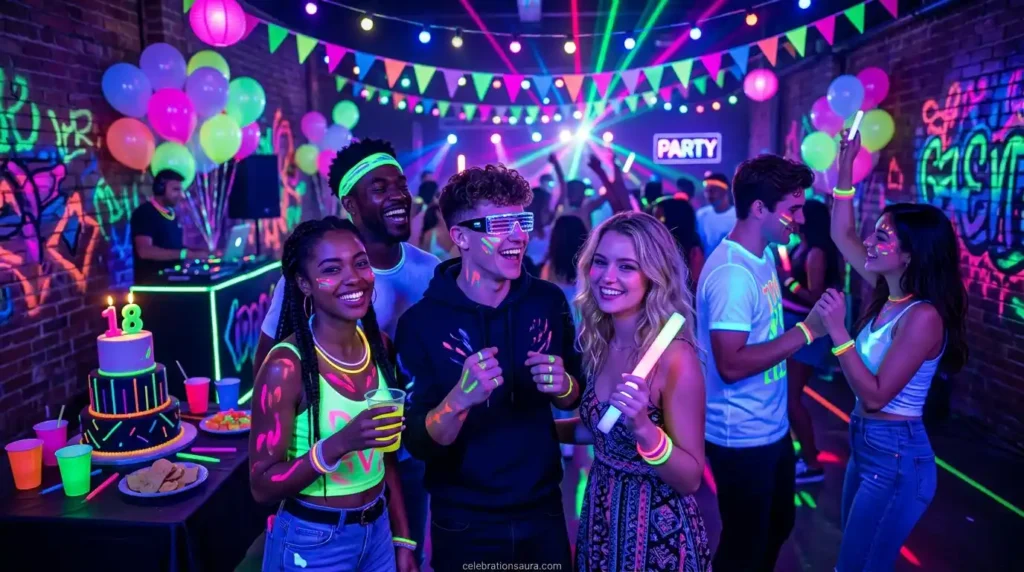 Create a Glow-in-the-Dark Party