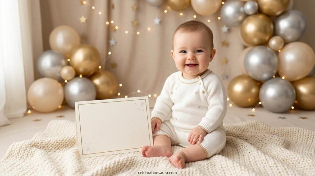 Create a “My First New Year” Memory Card