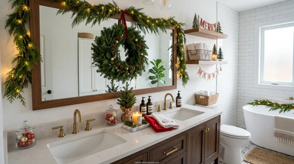 Christmas Bathroom Decor: Festive Ideas for Every Bathroom