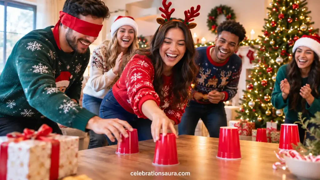 23+ Christmas Party Games for Adults That Actually Get People Off Their Phones