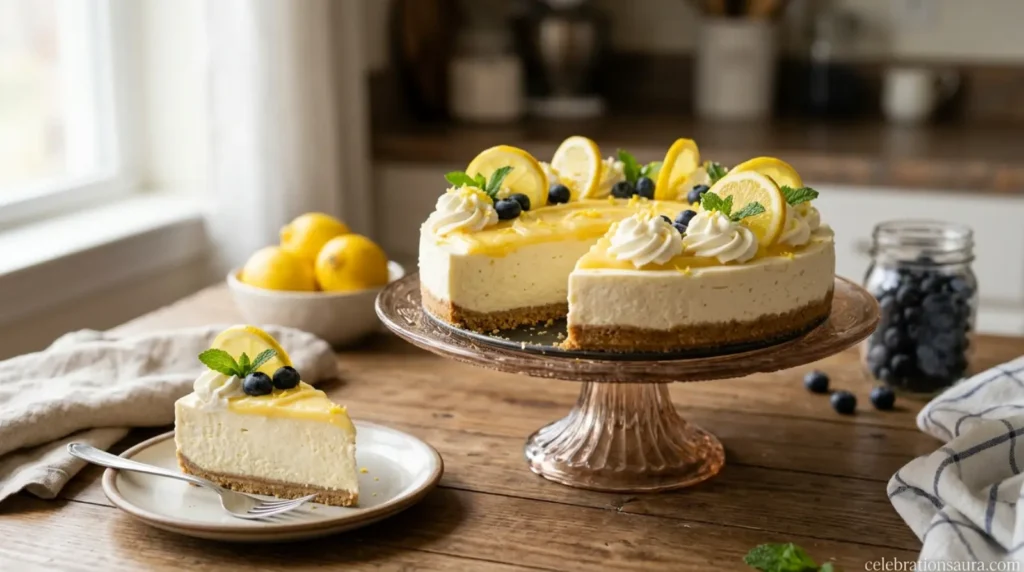 Make a No-Bake Lemon Cheesecake 
