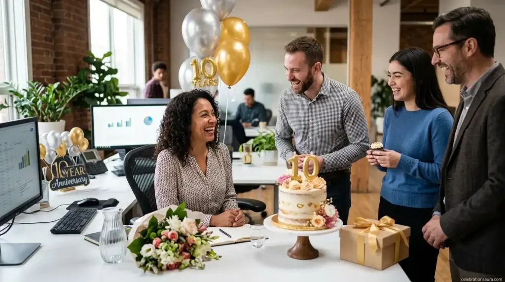 10-Year Work Anniversary Messages