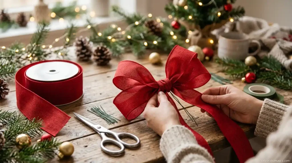 How to Make a Christmas Bow: Easy Step-by-Step Guide