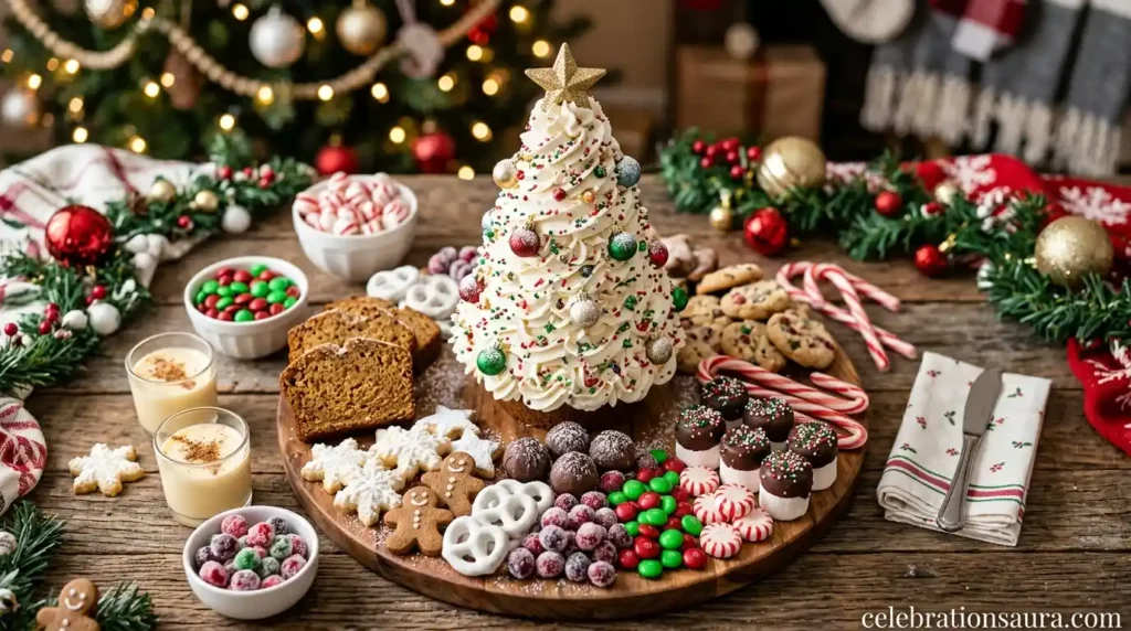  Build a Christmas Tree Cake Dessert Board