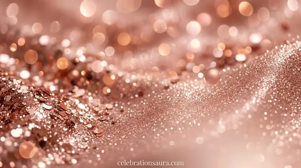 Rose-Gold Glam Background