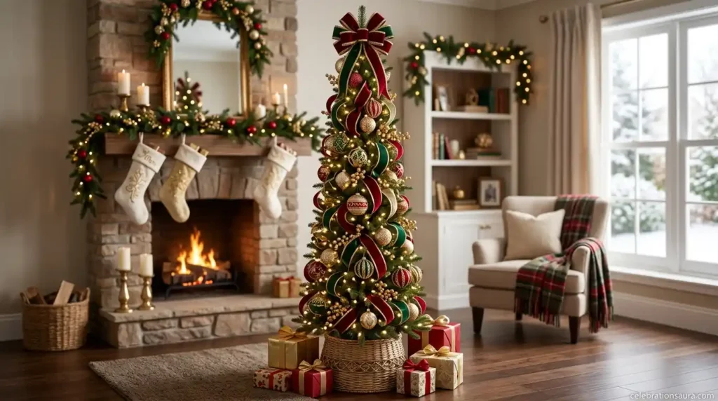  Velvet Ribbon Pencil Tree