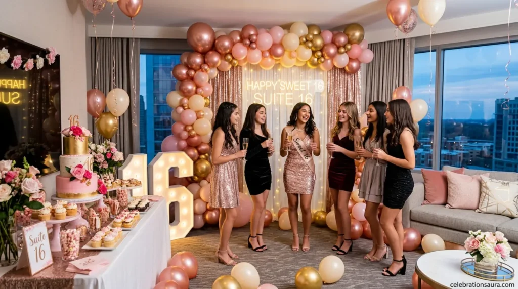 Sweet 16 Birthday Ideas for an Unforgettable “Suite 16” Party