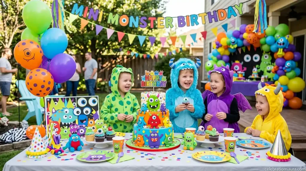 Mini Monster Birthday Party