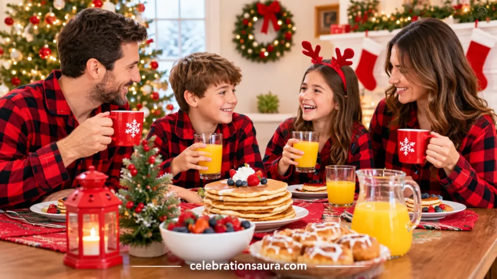Have a Christmas Pajama Breakfast