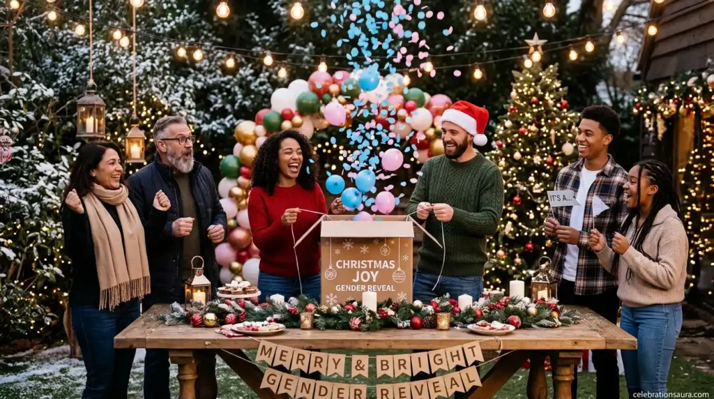Christmas Gender Reveal Party Ideas