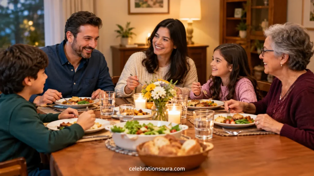 
 Intimate Family Dinner