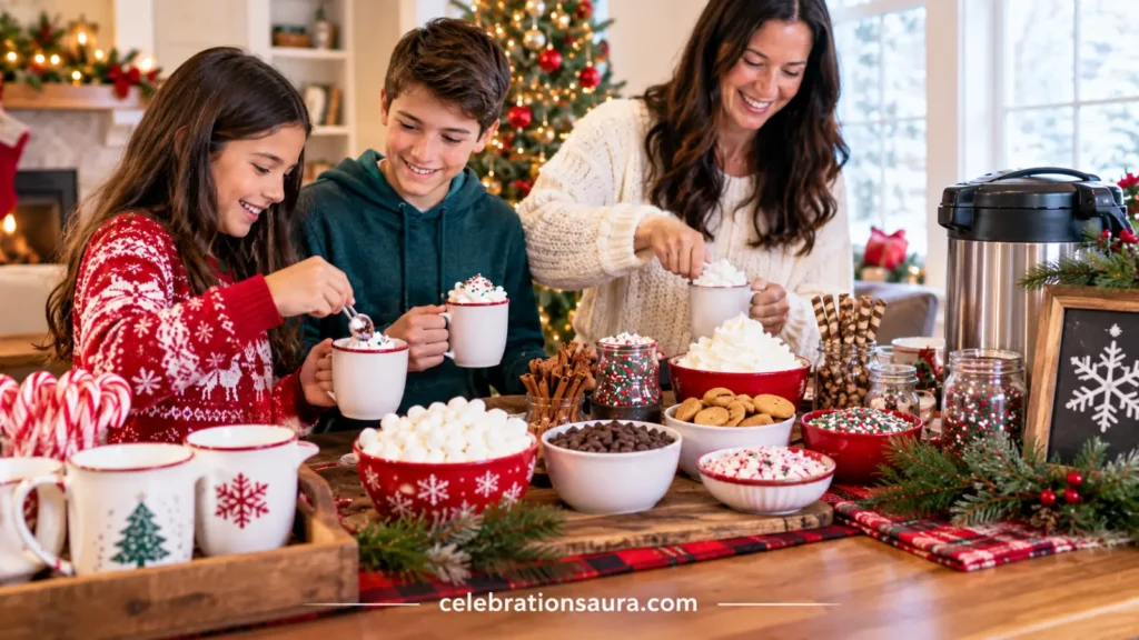 Create a Christmas Morning Hot Chocolate Bar