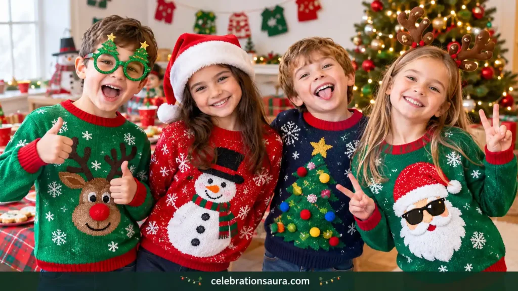 Try Ugly Sweater Party Ideas for Kids