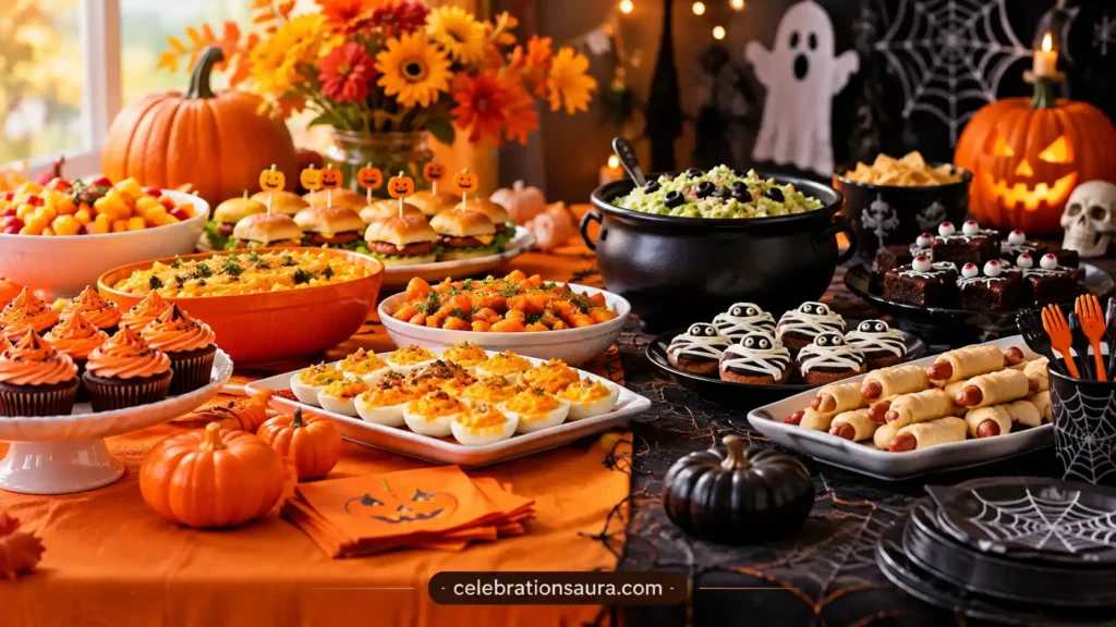 October Potluck Theme Ideas: Orange or Scary