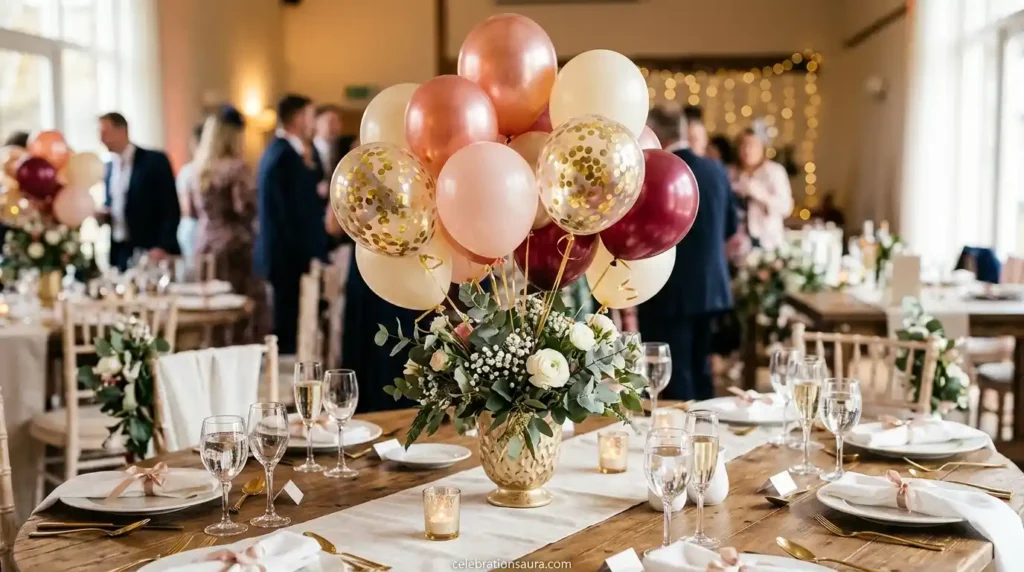 Use a Balloon Bouquet Centerpiece 