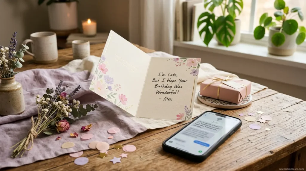 Belated Birthday Wishes: 25+ Heartfelt Messages to Send