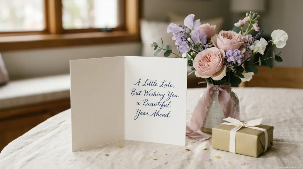 Beautiful Belated Birthday Wishes